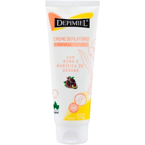 Creme Depilatório Corporal Depimiel Romã e Manteiga de Ucuuba 120g