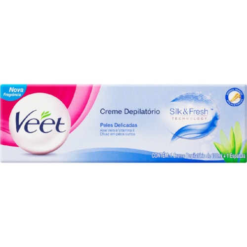 Creme Depilatório Corporal Veet Pele Delicada 100ml