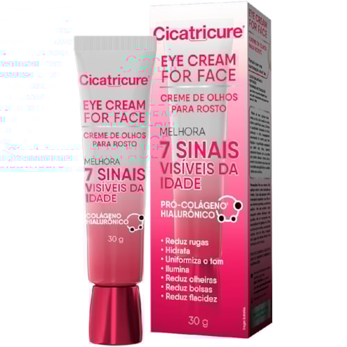 Creme Facial Cicatricure Olhos e Rosto 30g