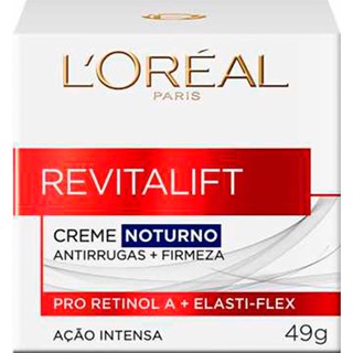 Creme Facial L'Oréal Anti-idade Revitalift Noturno 49g