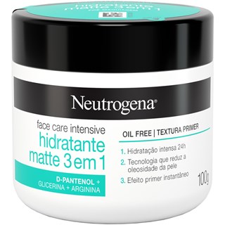Creme Facial Neutrogena Hidratante Matté 3 em 1 100g