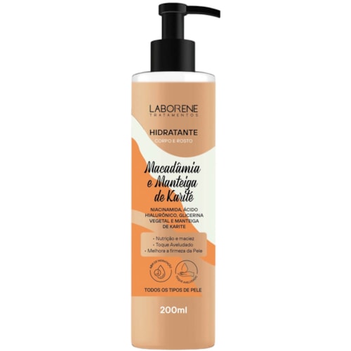 Creme Hidratante Laborene Macadâmia e Karité 200ml