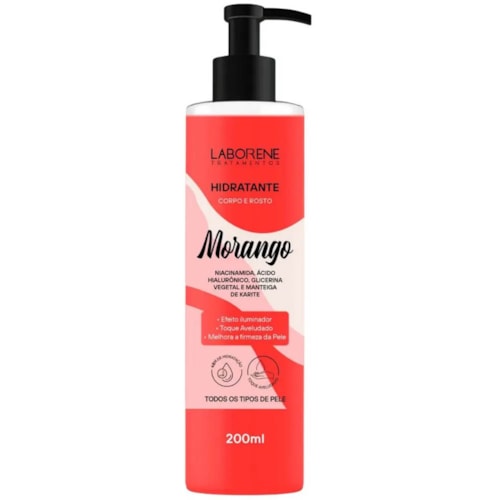 Creme Hidratante Laborene Morango 200ml