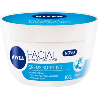 Creme Nivea Hidratante Facial Nutritivo 100g