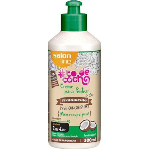 Creme Para Pentear De Coco To De Cacho Salon Line 300ml
