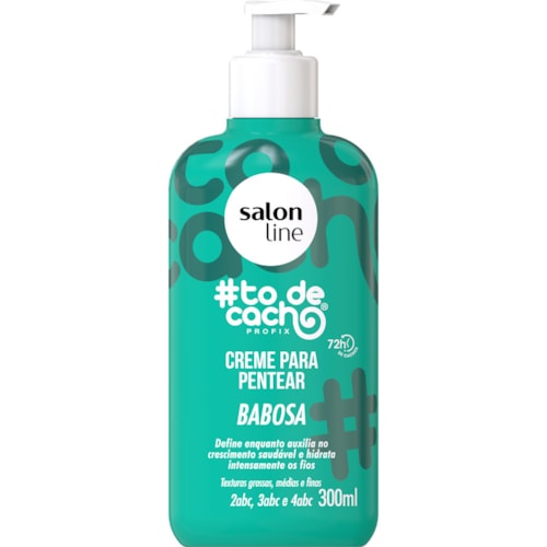 Creme para Pentear #todecacho Babosa Salon Line 300ml