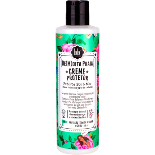 Creme Protetor Solar Capilar Lola Cosmetics Be(M) Dita Praia 250g