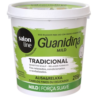 Creme Relaxante Salon Line Guanidina Mild Tradicional 215g