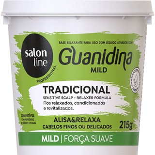 Creme Relaxante Salon Line Guanidina Mild Tradicional 215g