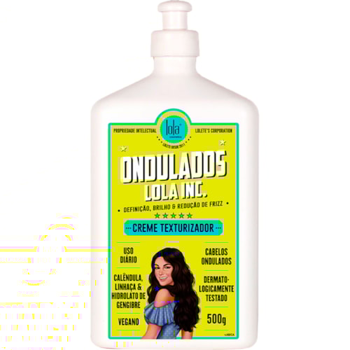 Creme Texturizador Capilar Lola Cosmetics Ondulados 500g
