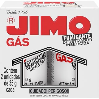 Dedetizador Jimo Fumigante em Gás 2x35g