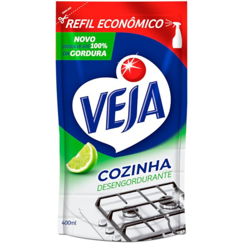 Desengordurante Veja Limão Pulverizador Cozinha 400ml