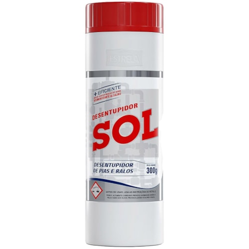 Desentupidor Sol Para Pias e Ralos 300g