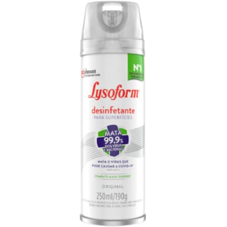 Desinfetante Aerossol Lysoform Original 250ml