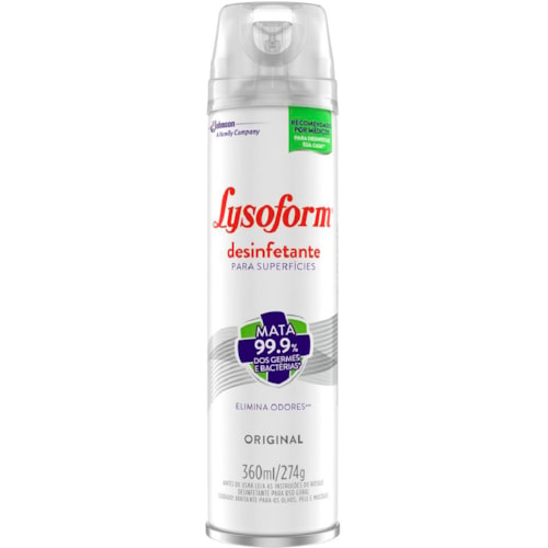 Desinfetante Aerossol Lysoform Original 360ml