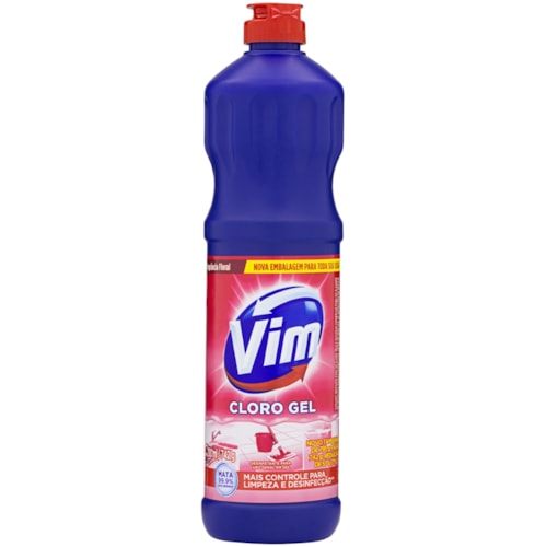 Desinfetante Cloro Gel VIM Floral 700ml