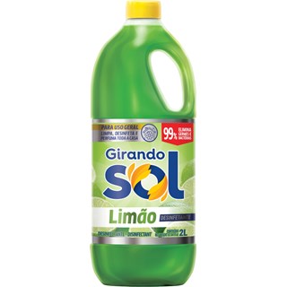 Desinfetante Girando Sol Limão 2l