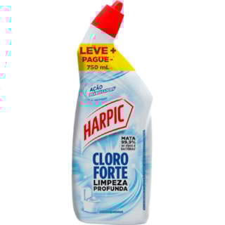 Desinfetante Harpic Cloro Forte Squeeze 750ml Promo
