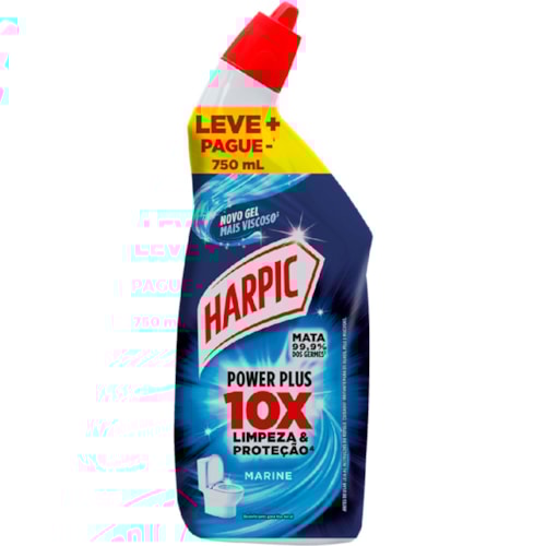 Desinfetante Harpic Marine Squeeze 750ml Promo