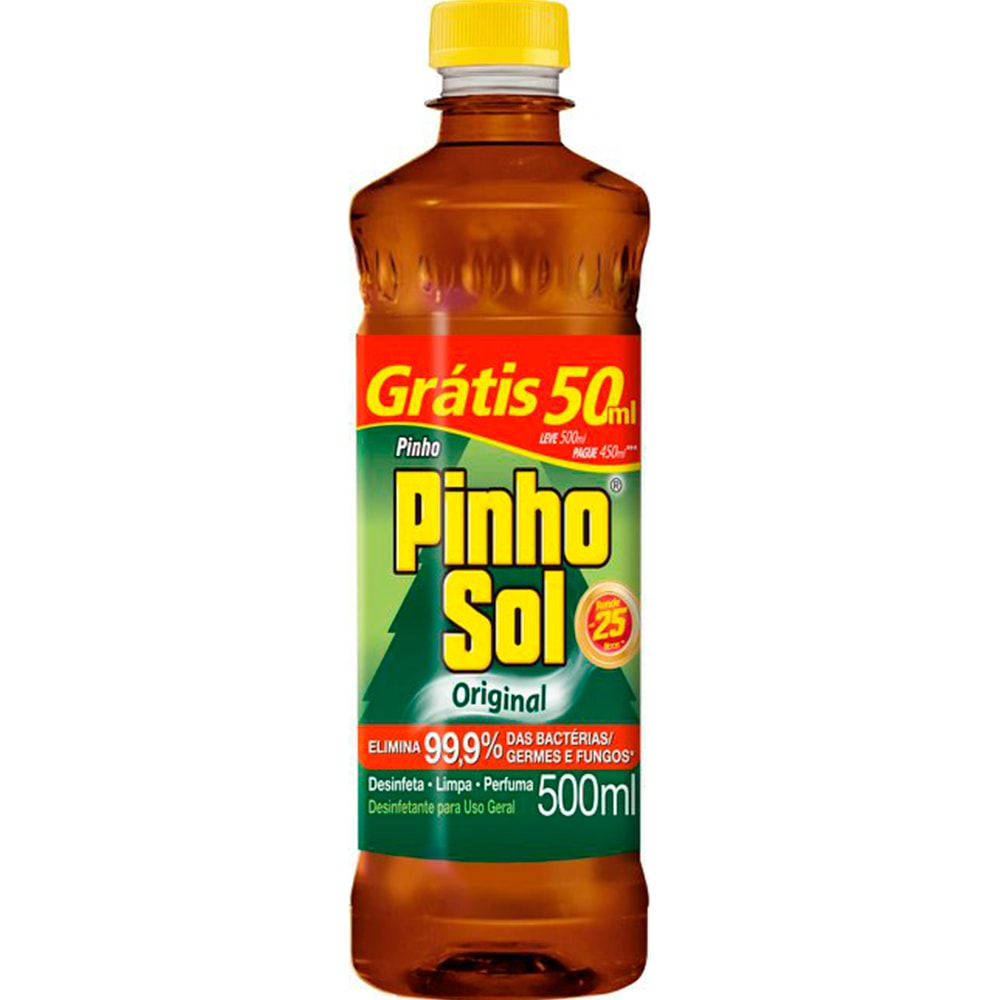 Desinfetante Líquido Pinho Sol Original 500ml - Destro