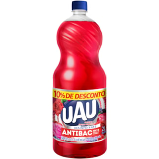 Desinfetante Uau Antibac Flores e Frutas Vermelhas 2L