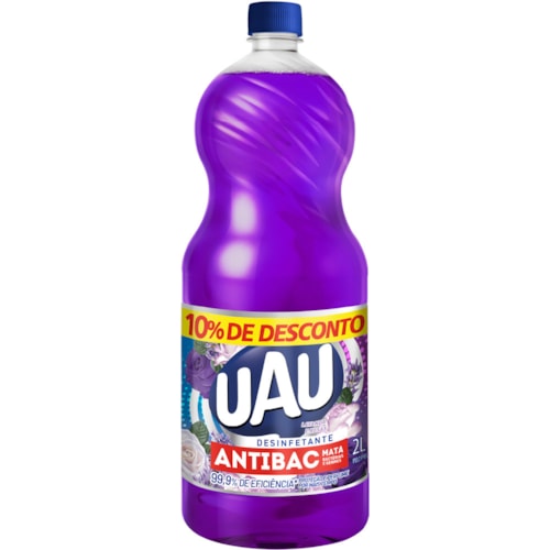 Desinfetante Uau Antibac Lavanda e Rosas 2L