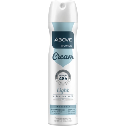 Desodorante Above Cream Light Aerossol 90g