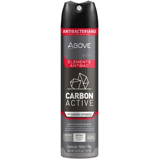 Desodorante Above Elements Carbon Active Aerossol 150ml