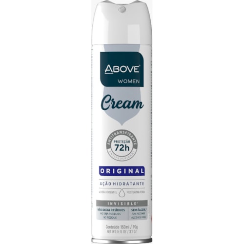 Desodorante Above Feminino Cream Original Aerossol 90g