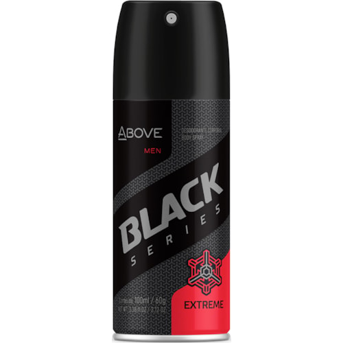 Desodorante Above Men Black Series Extreme Aerossol 100ml