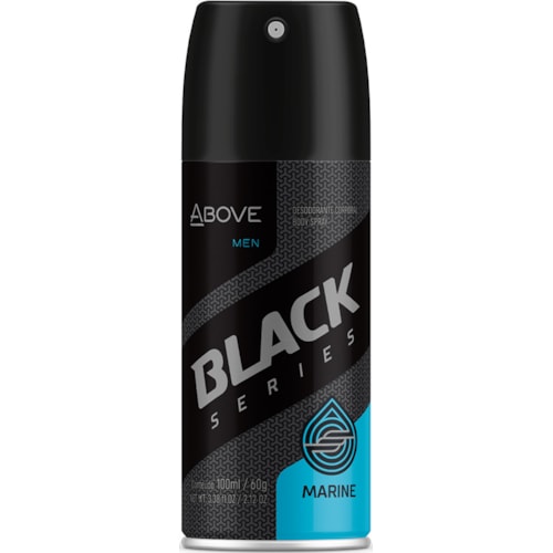 Desodorante Above Men Black Series Marine Aerossol 100ml