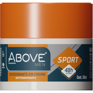 Desodorante Above Men Invisible Sport Em Creme 50g