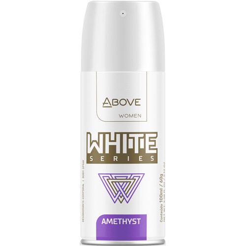 Desodorante Above Women White Series Amethyst Aerossol 100ml