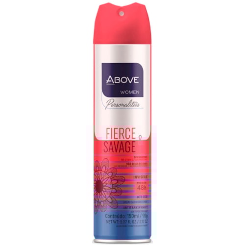 Desodorante Aerossol Feminino Above Women Fierce&Savage 150ml