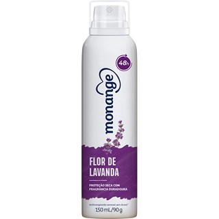 Desodorante Aerossol Feminino Monange Flor de Lavanda 150ml