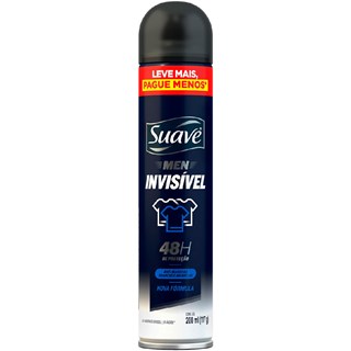 Desodorante Aerossol Invisible Suave Men 200ml