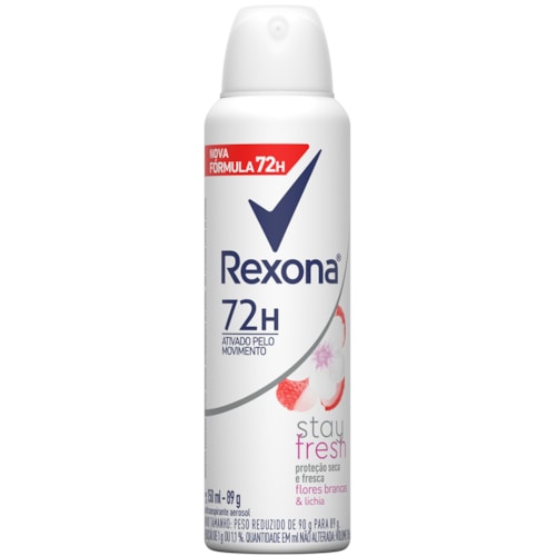 Desodorante Aerossol Rexona Feminino Stay Fresh 150ml
