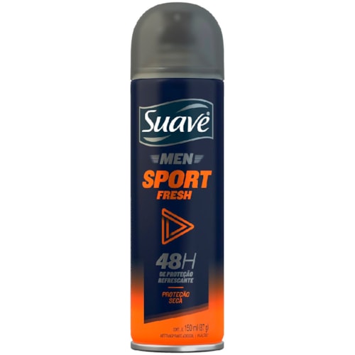 Desodorante Aerossol Suave Men Sport Fresh 87g