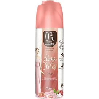Desodorante Alma de Flores Floral Rosé Aerossol 90ml