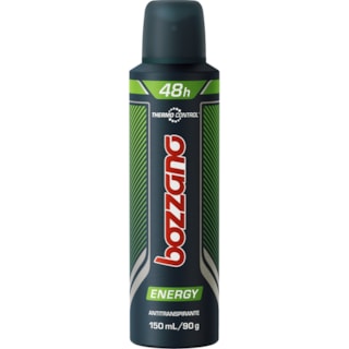 Desodorante Antitranspirante Aerossol Masculino Bozzano Energy 150ml