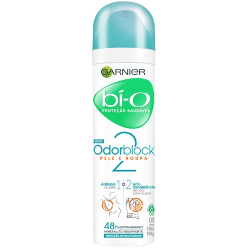 Desodorante Bí-O Garnier Feminino Aerossol Antiodor 150ml