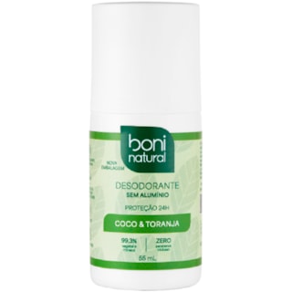 Desodorante Boni Natural Coco e Toranja Rollon 55ml
