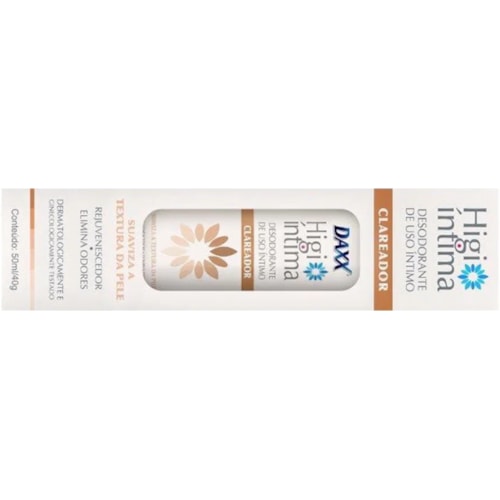 Desodorante Daxx Intimo Aerossol Clareador 50ml