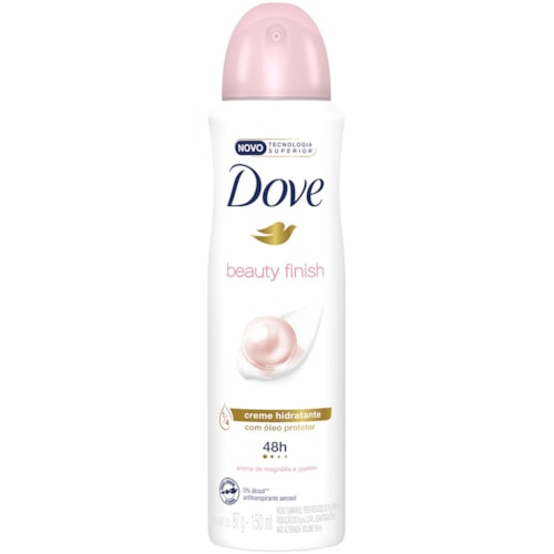 Desodorante Dove Feminino Aerossol Beauty Finish 150ml