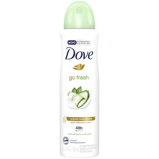 Desodorante Dove Feminino Go Fresh Pepino e Chá Verde Aerossol 89g