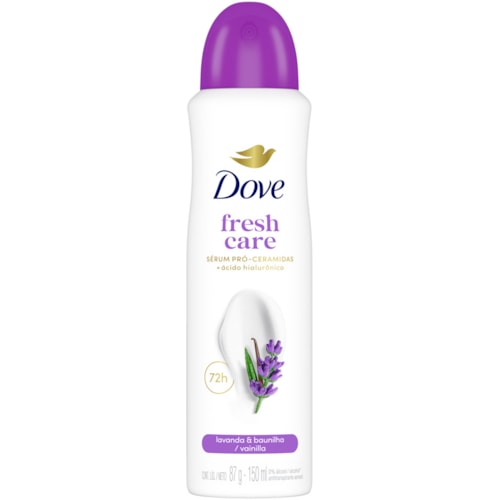 Desodorante Dove Lavanda e Baunilha Aerossol Fem 150ml