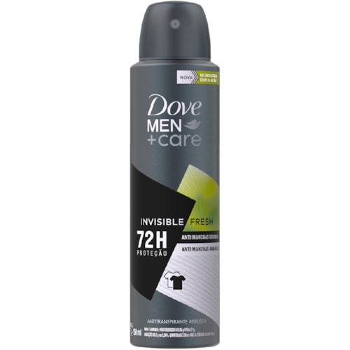 Desodorante Dove Men Aerossol Invisible Fresh 150ml