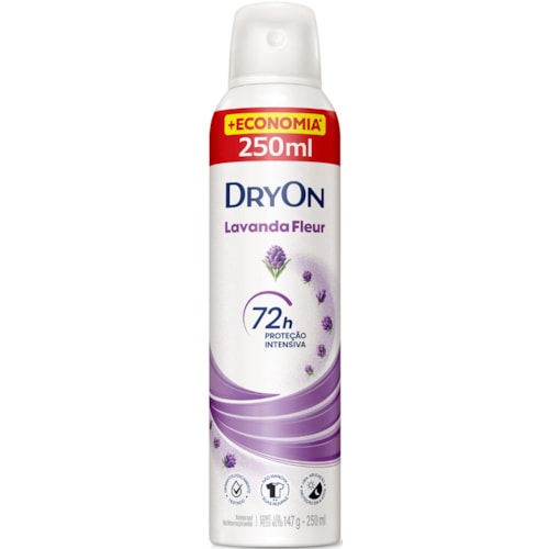 Desodorante Dryon Lavanda Fleur Feminino Aerossol 250ml