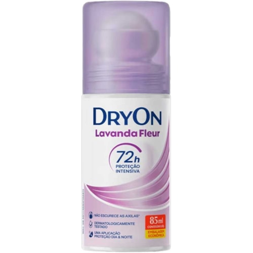 Desodorante Dryon Lavanda Fluer Roll-On Feminino 85ml