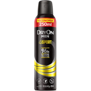 Desodorante Dryon Men 4 Sport Aerossol 250ml